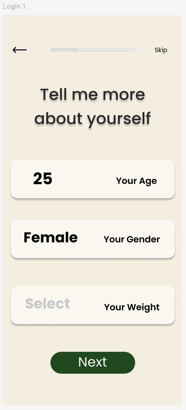 Onboarding screen one